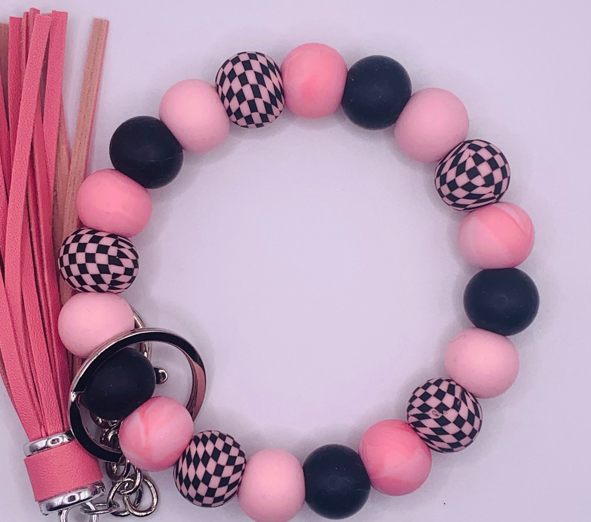 Beadable Wristlet Keychain