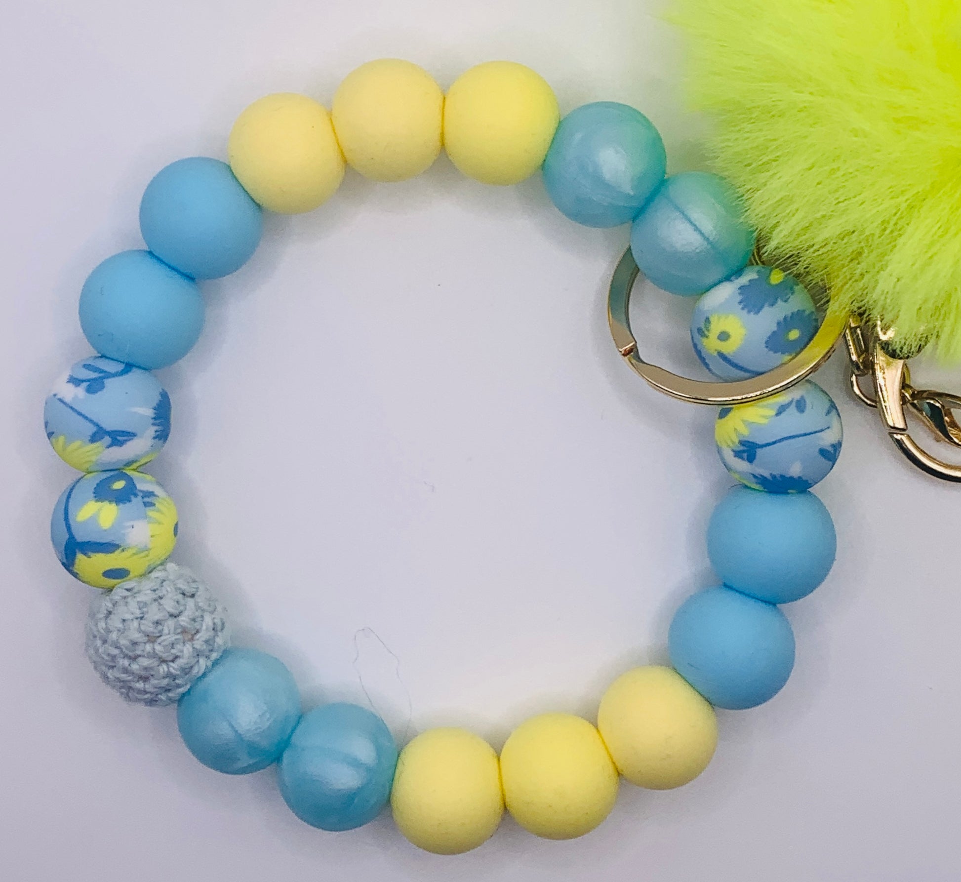 Beadable Wristlet Keychain