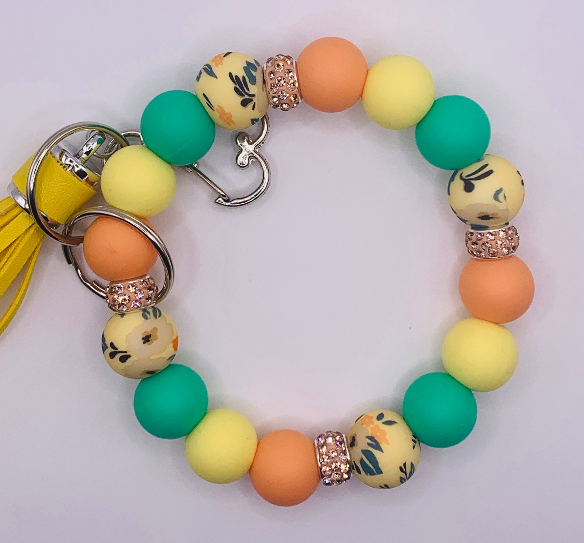 Beadable Wristlet Keychain